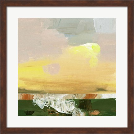 Framed Wetland Sunrise III Print