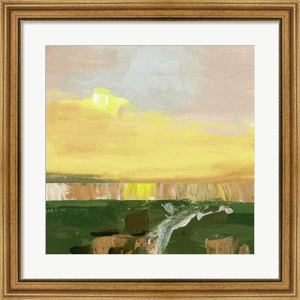 Framed Wetland Sunrise IV Print