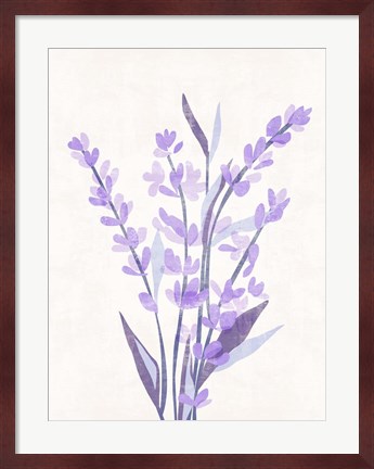 Framed Lavender Land II Print
