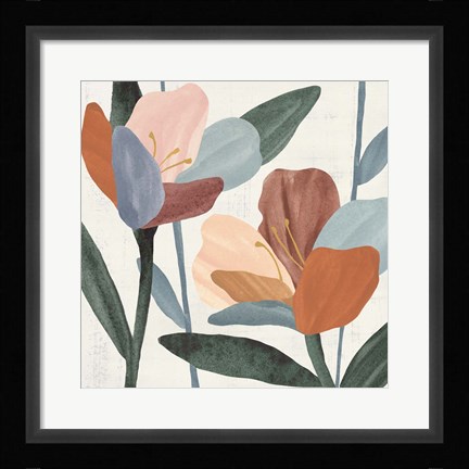 Framed Azalea Joining I Print