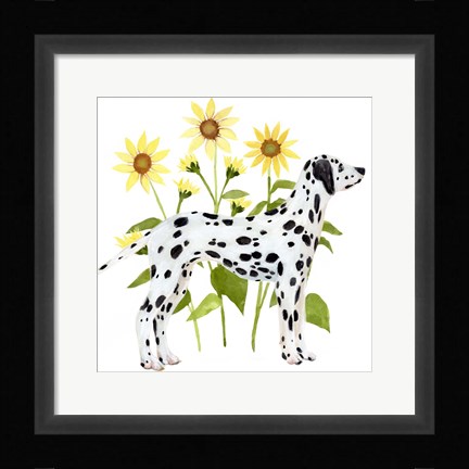 Framed Garden Trot I Print