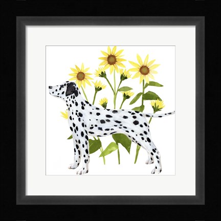 Framed Garden Trot II Print