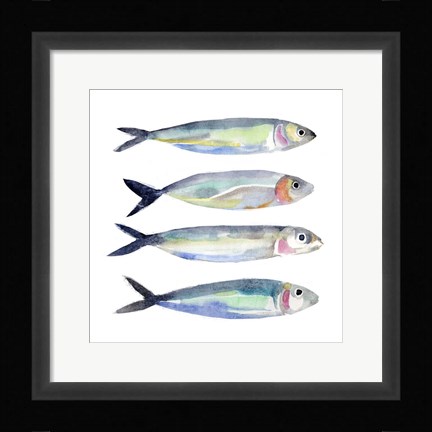 Framed Sardine Team I Print