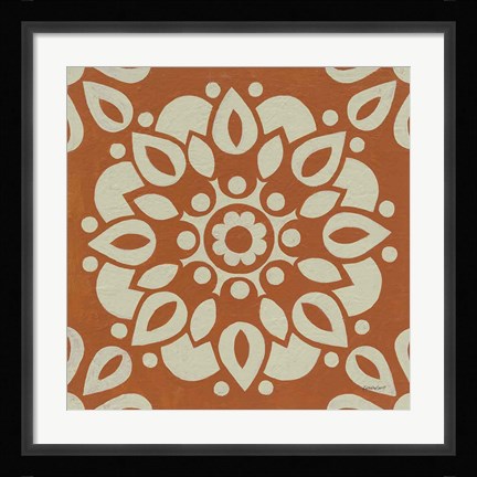 Framed Terra Cotta Tile II Print