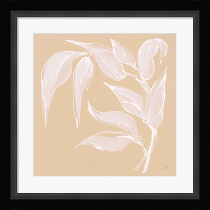 Framed Leaf Study V Print