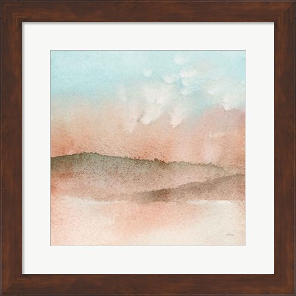 Framed Desert Landscape I Print