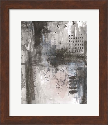 Framed Gray Matter II Print