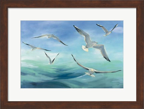 Framed Sea Flight Print
