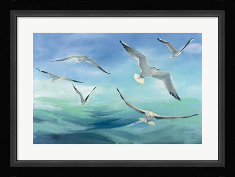 Framed Sea Flight Print