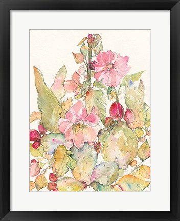 Framed Cactus Blooms Print