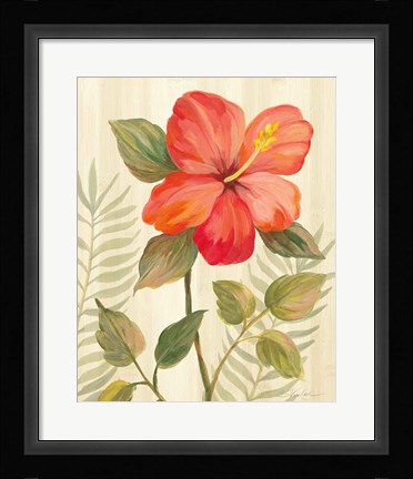 Framed Tropical Garden XI Print