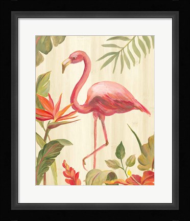 Framed Tropical Garden X Print