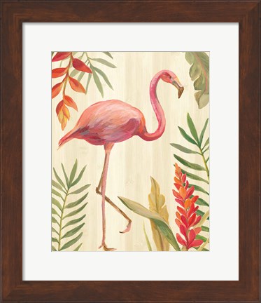 Framed Tropical Garden IX Print