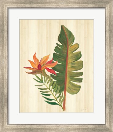 Framed Tropical Garden VI Print