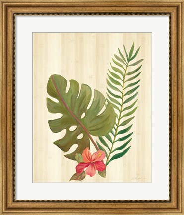 Framed Tropical Garden V Print