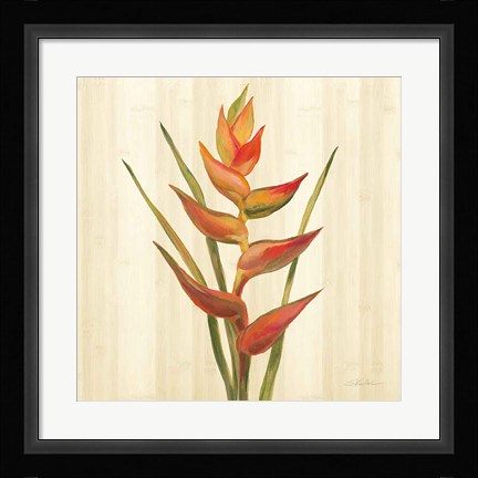 Framed Tropical Garden I Print