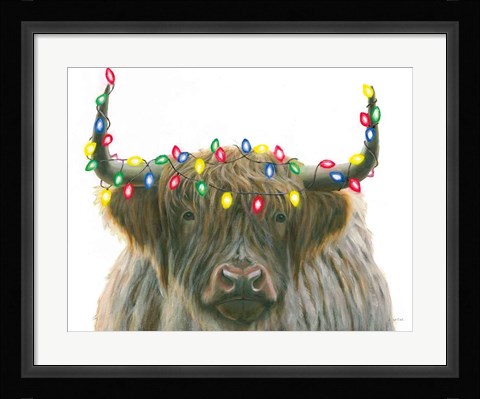 Framed Holiday Highlander Crop Print