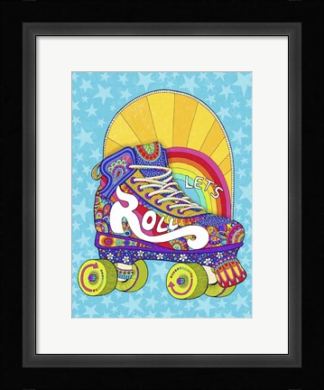 Framed Lets Roll Print