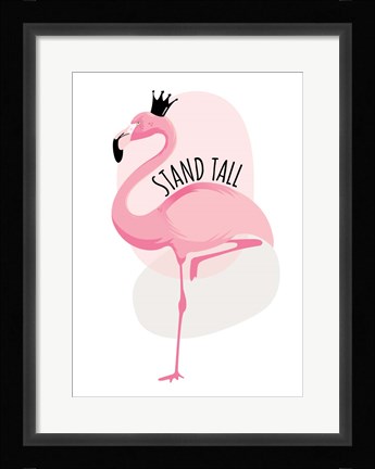 Framed Flamingo Print