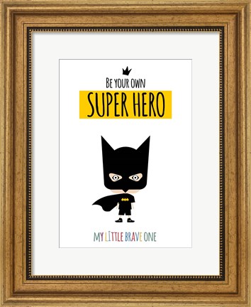 Framed Superhero One Print