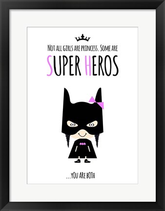 Framed Superhero Two Print