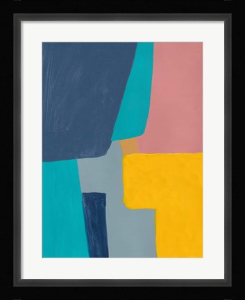 Framed City Blocks Print