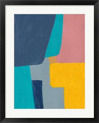 Framed City Blocks Print