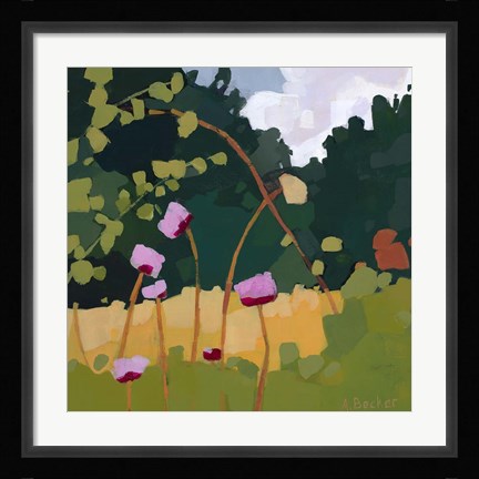 Framed Thistles Print