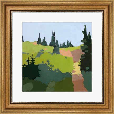 Framed Trail to The Top Print