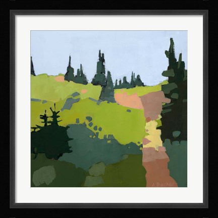 Framed Trail to The Top Print