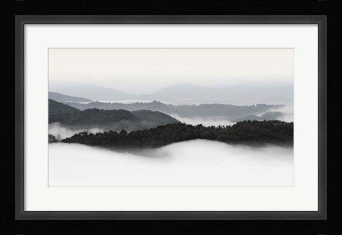 Framed Rolling Fog, Smoky Mountains No. 2 Print
