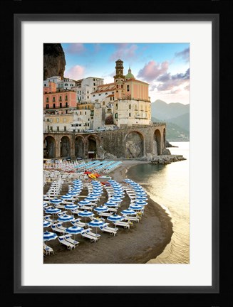 Framed Sunrise Atrani #4 Print
