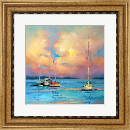 Framed After The Sailing Day Print