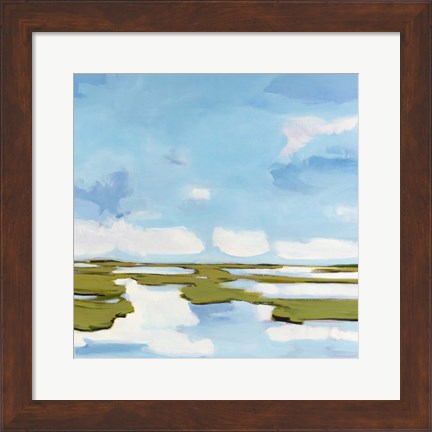 Framed Clouds Illusion Print