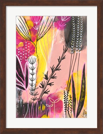 Framed Spring In Pink Print