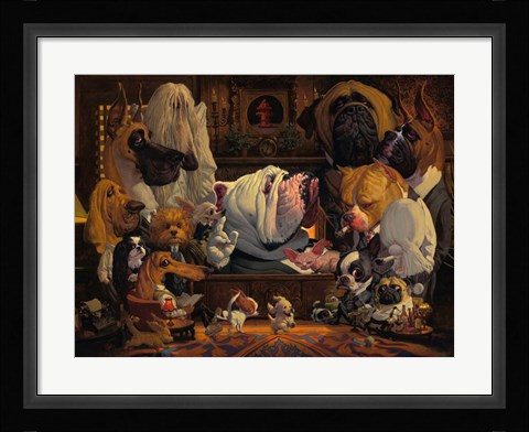 Framed Dog Father Print