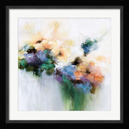 Framed Flower Patterns Print