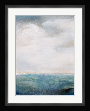 Framed On The Edge of Blue Print