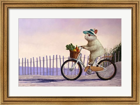 Framed Beach Bunny Print