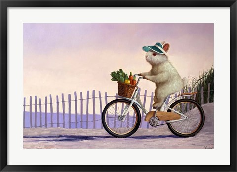 Framed Beach Bunny Print