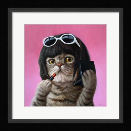 Framed Bob Cat Print