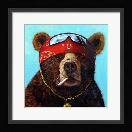 Framed Half Baked Print