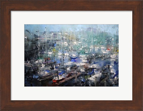 Framed Fisherman&#39;s Wharf Print