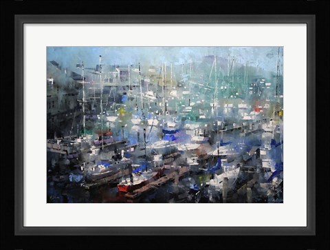 Framed Fisherman's Wharf Print