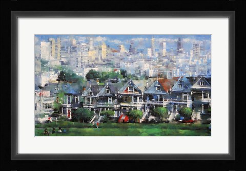 Framed Painted Ladies Print