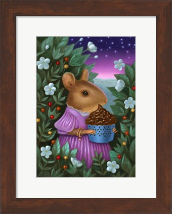 Framed Beatrice Upon The Brink of Night Print
