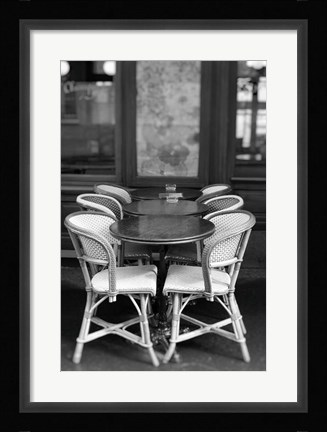 Framed Paris Cafe No. 21 Print