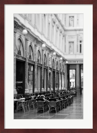 Framed Royal Galleries Black and White Print