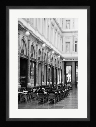 Framed Royal Galleries Black and White Print