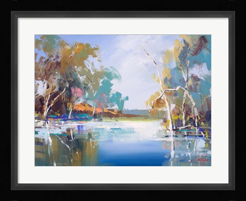 Framed Renmark Creek Print